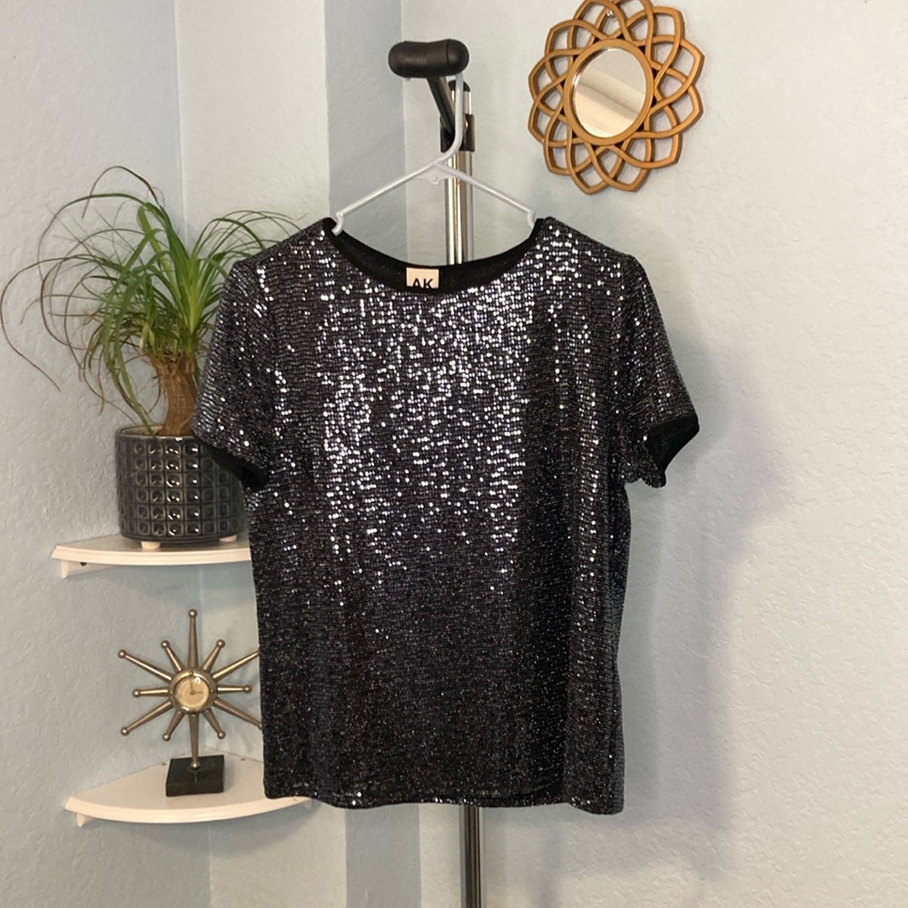 Anne Klein Sequin Top